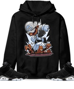 Jordan 6 Black Chrome Metallic Silver Unisex Sweatshirt, Hoodie Super MRO Got Em, Shirt To Match Sneaker
