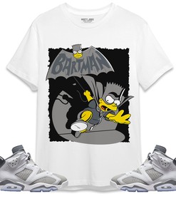 Jordan 6 Cool Grey Unisex Shirt, Hoodie Sweatshirt Bartman Simpson, Shirt To Match Sneaker