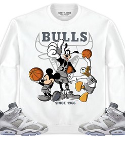Jordan 6 Cool Grey Unisex Shirt, Hoodie Sweatshirt Disney Basketball, Shirt To Match Sneaker