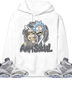 Jordan 6 Cool Grey Unisex Sweatshirt, Hoodie Rick Anti Social, Shirt To Match Sneaker