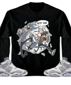 Jordan 6 Cool Grey Unisex Sweatshirt, Hoodie Rick Got Em, Shirt To Match Sneaker