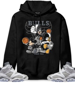 Jordan 6 Cool Grey Unisex Sweatshirt, Hoodie Shirts Disney Basketball, Shirt To Match Sneaker