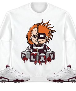 Jordan 6 Golf White Bordeaux Unisex Shirt Chucky, Shirt To Match Sneaker