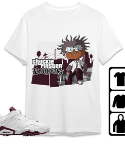 Jordan 6 Golf White Bordeaux Unisex Shirt GTA, Shirt To Match Sneaker