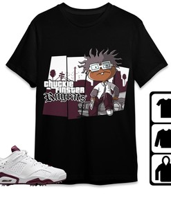 Jordan 6 Golf White Bordeaux Unisex Shirt GTA, Shirt To Match Sneaker