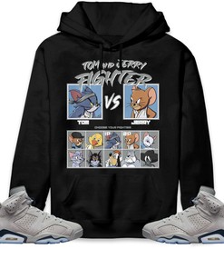 Jordan 6 Retro Georgetown 2022 Unisex Sweatshirt, Hoodie, Cat And Mouse Fighter, Shirt To Match Sneaker