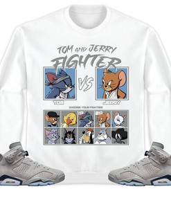 Jordan 6 Retro Georgetown 2022 Unisex T-Shirt, Sweatshirt, Hoodie, Cat And Mouse Fighter, Shirt To Match Sneaker
