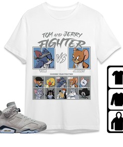 Jordan 6 Retro Georgetown 2022 Unisex T-Shirt, Sweatshirt, Hoodie, Cat And Mouse Fighter, Shirt To Match Sneaker