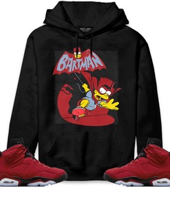 Jordan 6 Toro Bravo Unisex Sweatshirt, Hoodie Shirts Bartman Simpson, Shirt To Match Sneaker