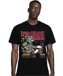 Jordan 7 Black Olive Cherrywood Unisex Shirt Fake Friend Cat And Mouse, Shirt To Match Sneaker