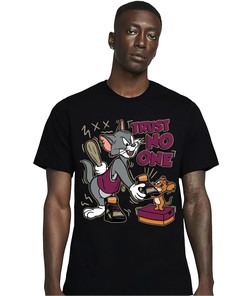 Jordan 7 Black Olive Cherrywood Unisex Shirt Trust No One Cat And Mouse, Shirt To Match Sneaker