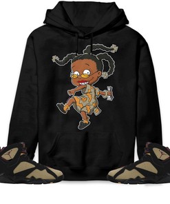Jordan 7 Black Olive Cherrywood Unisex Sweatshirt, Hoodie Melanin, Shirt To Match Sneaker