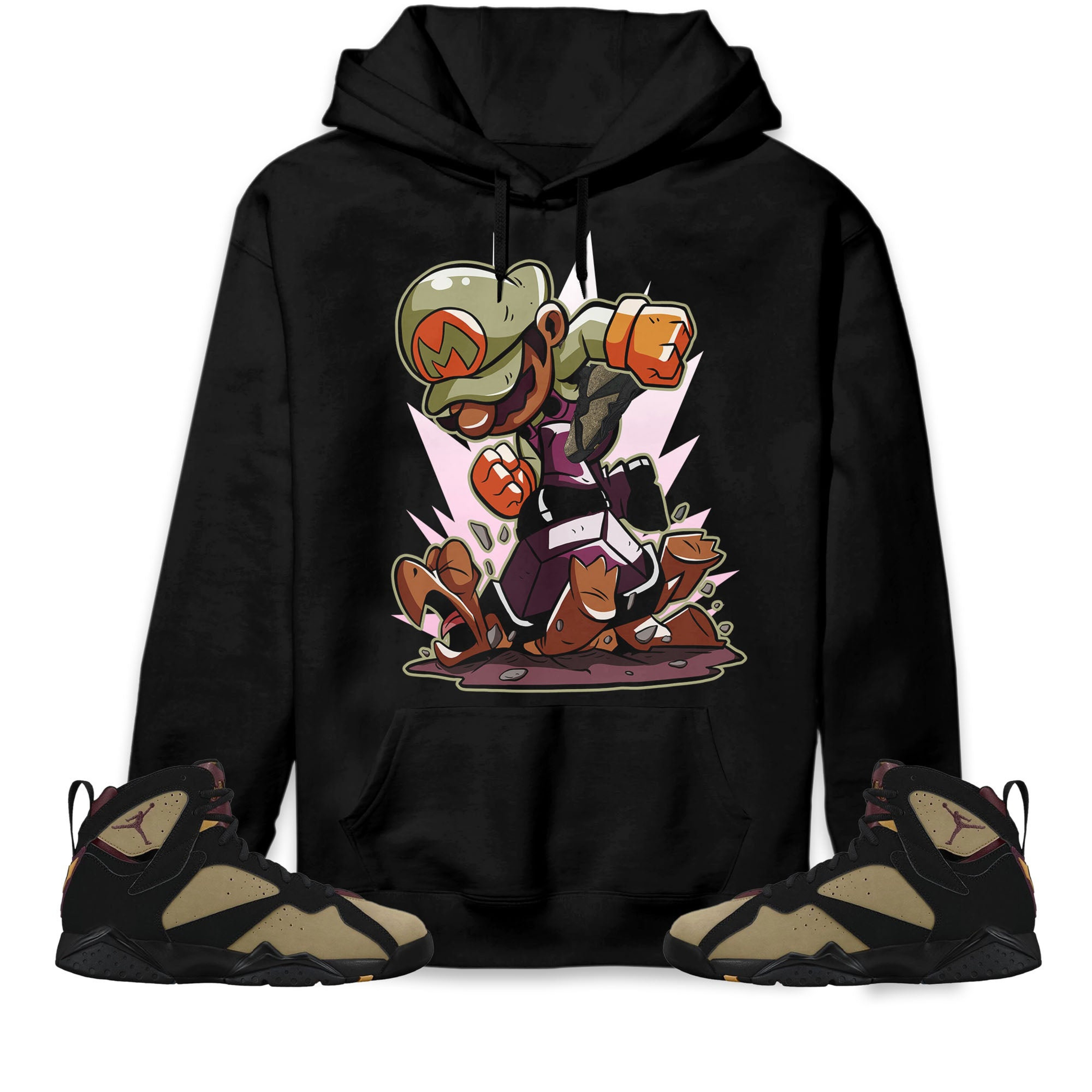 Jordan 7 Black Olive Cherrywood Unisex Sweatshirt, Hoodie Super MRO Got Em, Shirt To Match Sneaker