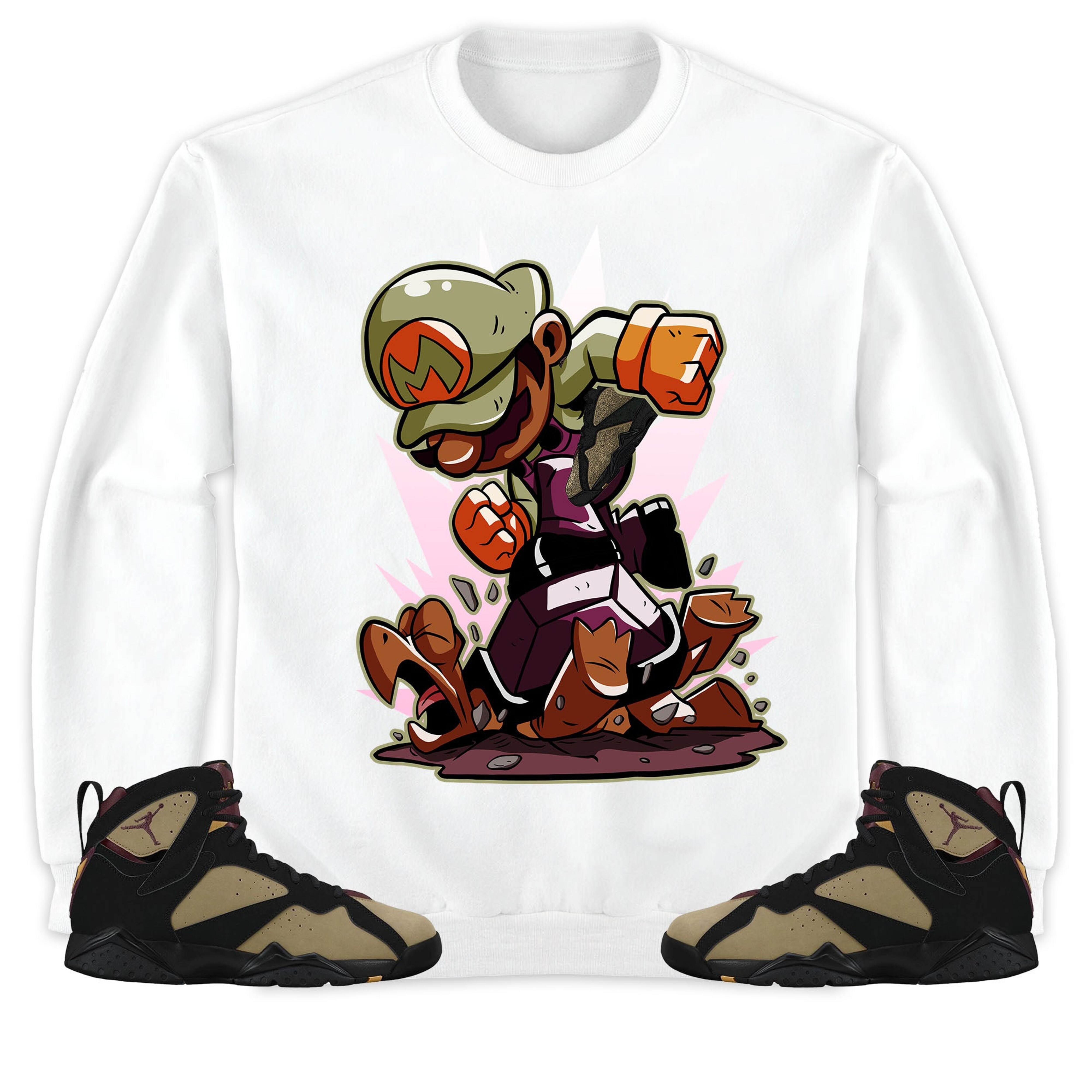 Jordan 7 Black Olive Cherrywood Unisex Sweatshirt, Hoodie Super MRO Got Em, Shirt To Match Sneaker