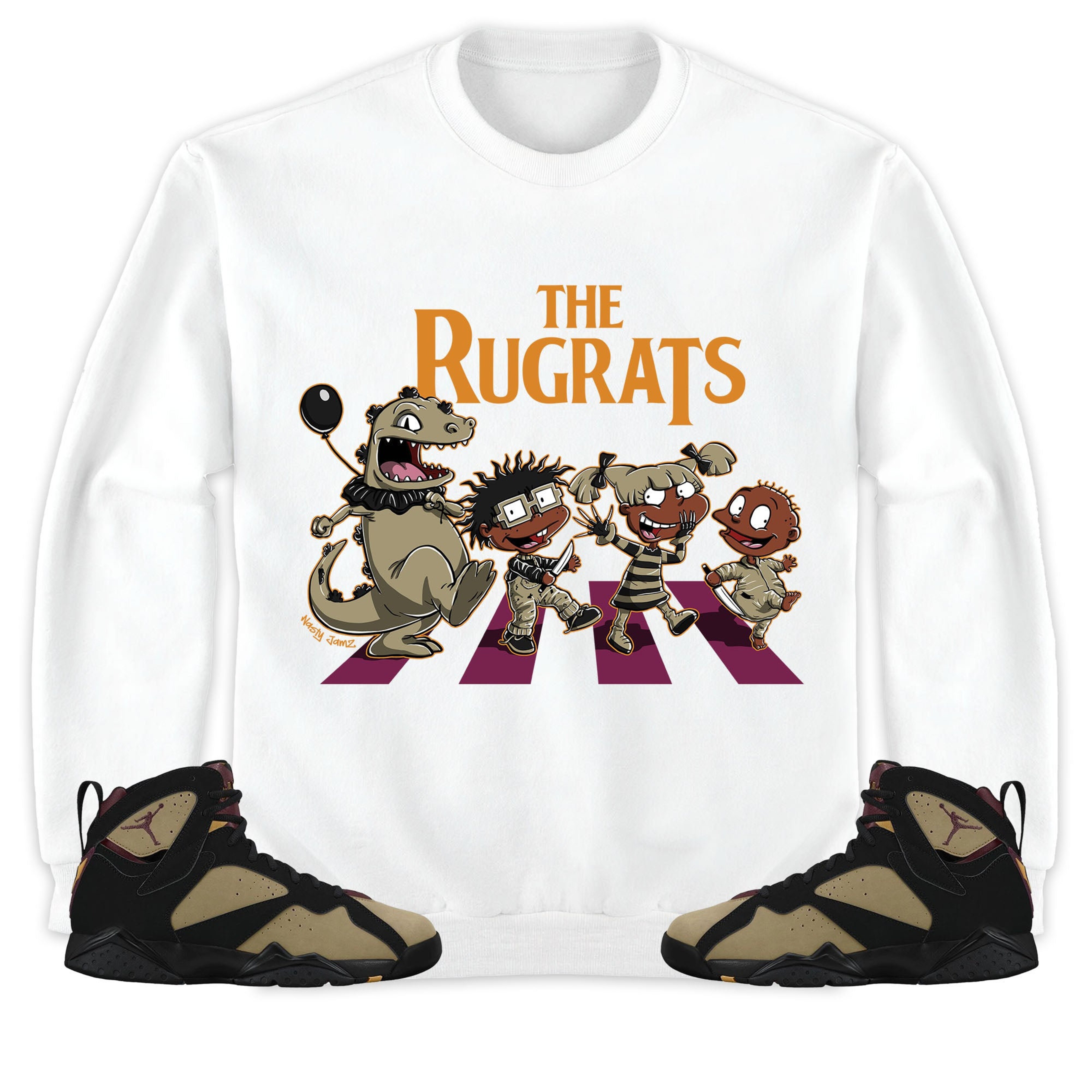 Jordan 7 Black Olive Cherrywood Unisex Sweatshirt, Hoodie The, Shirt To Match Sneaker