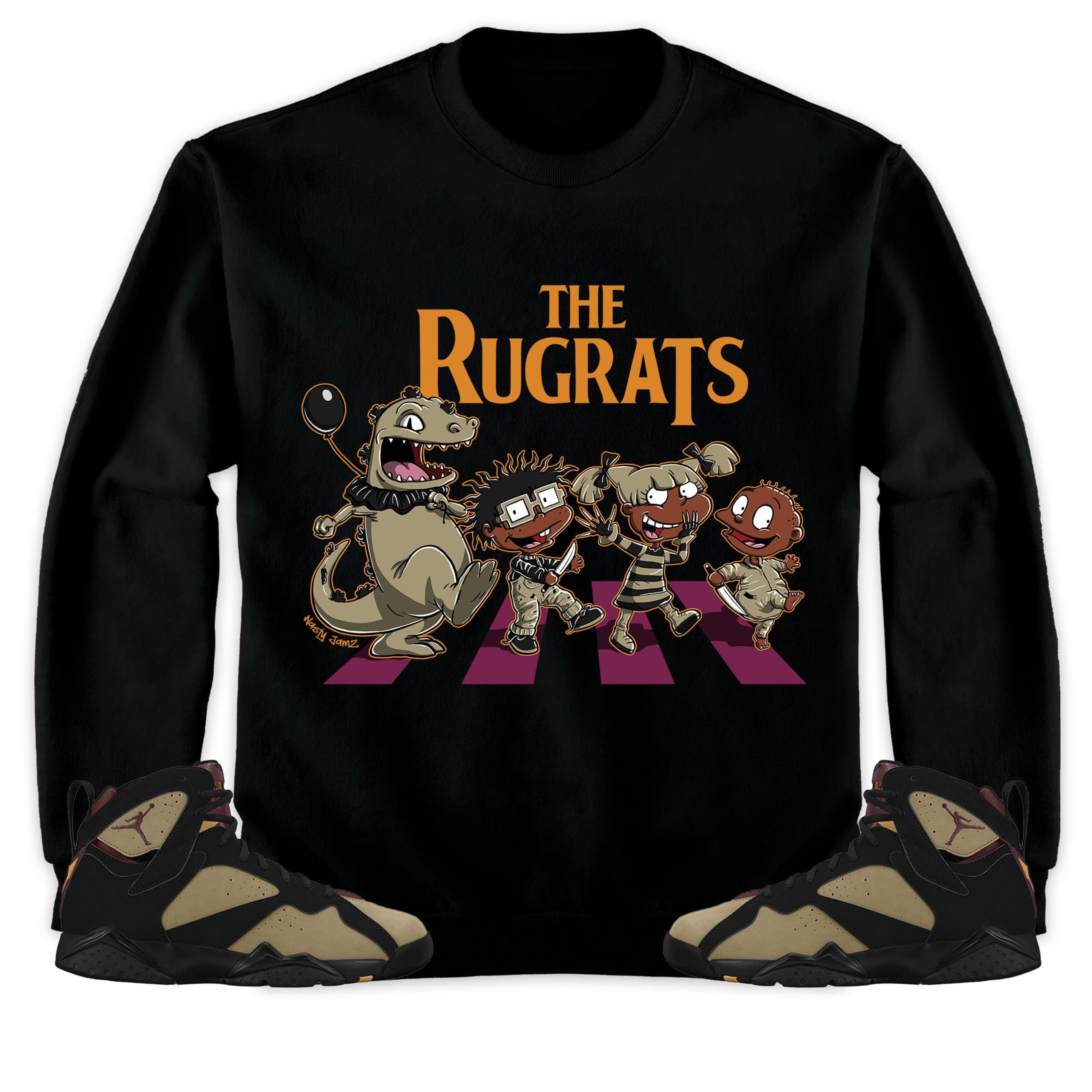 Jordan 7 Black Olive Cherrywood Unisex Sweatshirt, Hoodie The, Shirt To Match Sneaker