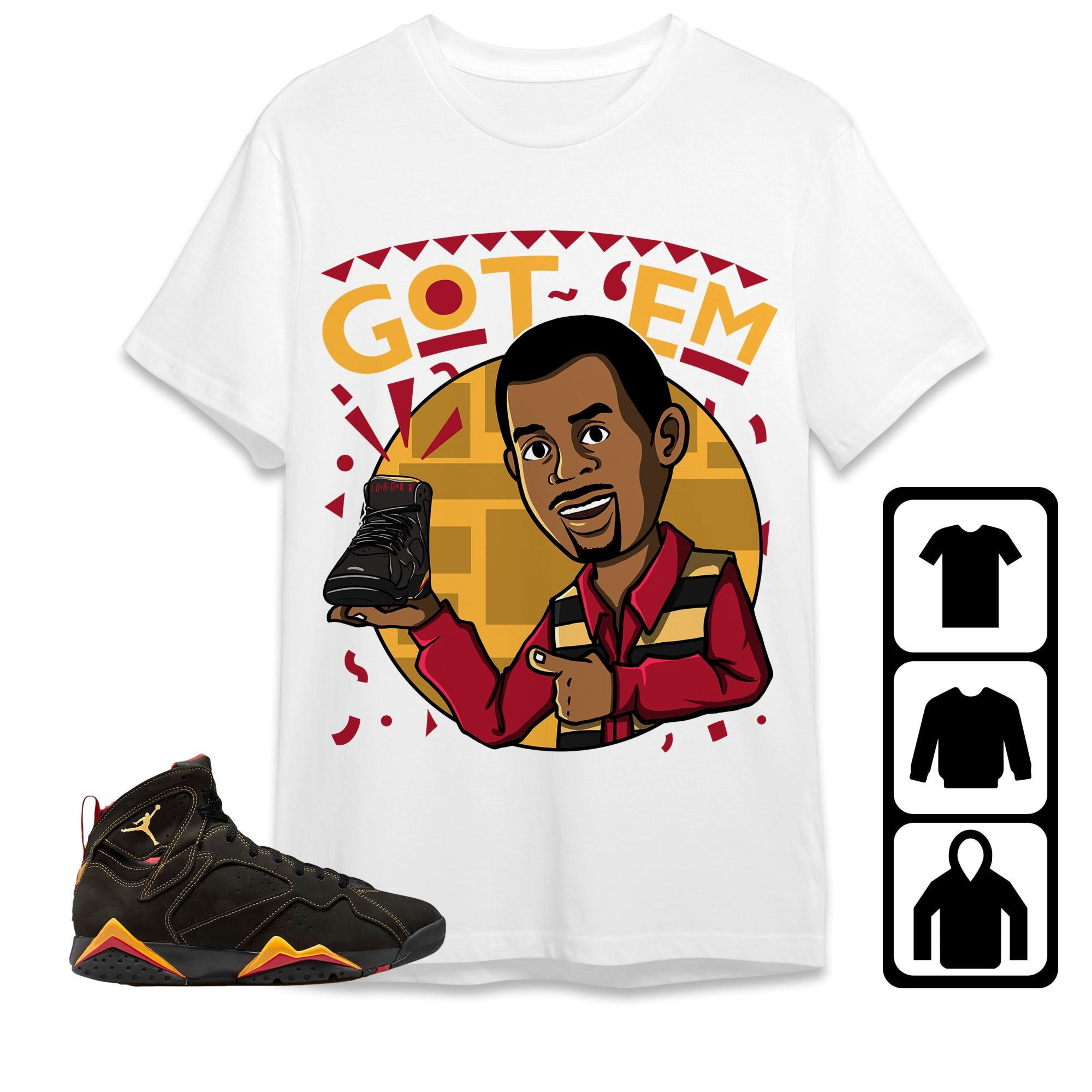 Jordan 7 Retro Citrus Unisex Shirt Got Em Martin, Shirt To Match Sneaker