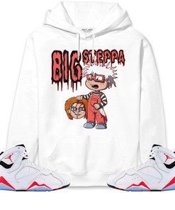 Jordan 7 White Infrared Unisex Sweatshirt, Hoodie Shirts Chuckie Big Steppa, Shirt To Match Sneaker