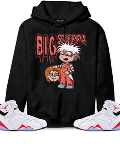Jordan 7 White Infrared Unisex Sweatshirt, Hoodie Shirts Chuckie Big Steppa, Shirt To Match Sneaker