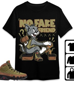 Jordan 9 Boot NRG Beef And Broccoli Unisex Shirt Fake Friend Cat And Mouse, Shirt To Match Sneaker