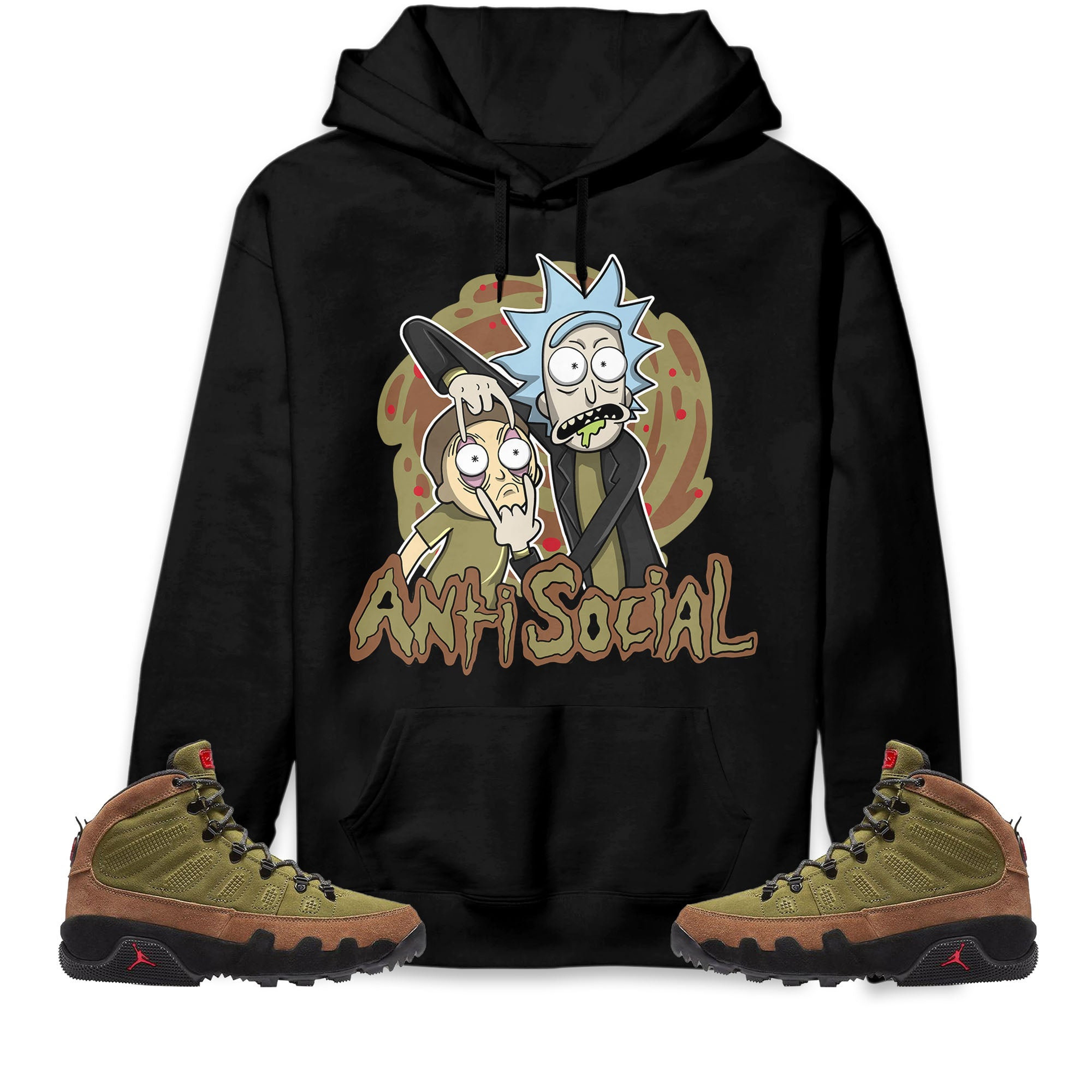 Jordan 9 Boot NRG Beef And Broccoli Unisex Sweatshirt, Hoodie Rick Anti Social, Shirt To Match Sneaker