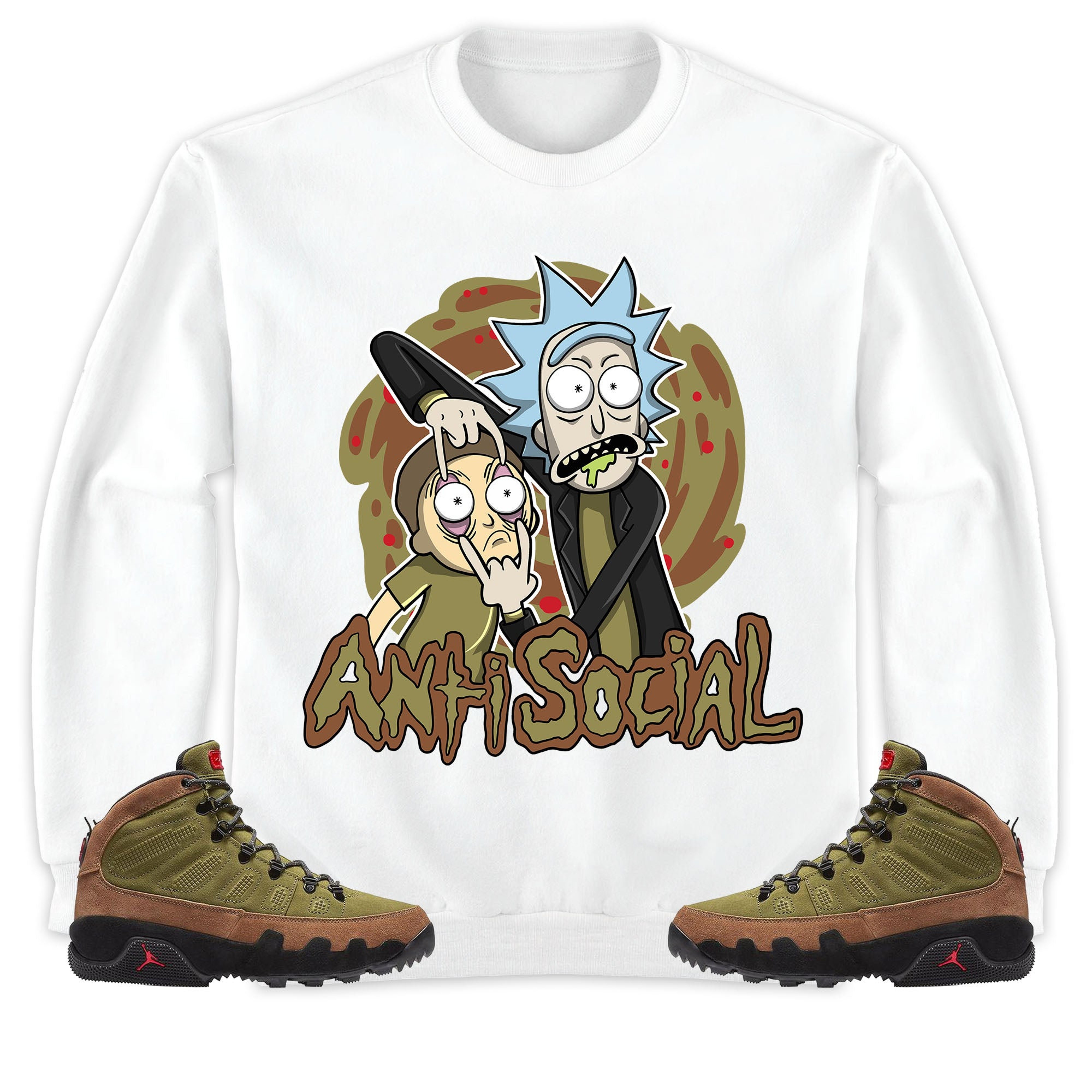 Jordan 9 Boot NRG Beef And Broccoli Unisex Sweatshirt, Hoodie Rick Anti Social, Shirt To Match Sneaker