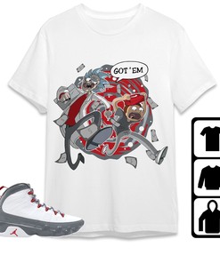Jordan 9 Retro Fire Red Unisex Shirt Rick Got Em, Shirt To Match Sneaker
