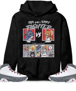 Jordan 9 Retro Fire Red Unisex Sweatshirt, Hoodie, Cat And Mouse Fighter, Shirt To Match Sneaker