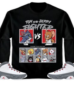 Jordan 9 Retro Fire Red Unisex Sweatshirt, Hoodie, Cat And Mouse Fighter, Shirt To Match Sneaker