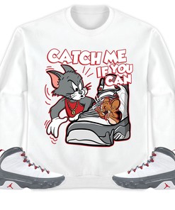 Jordan 9 Retro Fire Red Unisex Sweatshirt, Hoodie, Catch Me If You Can, Shirt To Match Sneaker