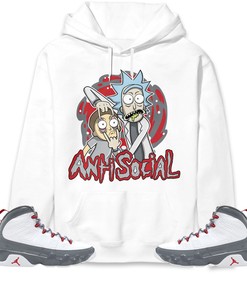 Jordan 9 Retro Fire Red Unisex Sweatshirt, Hoodie Rick Anti Social, Shirt To Match Sneaker