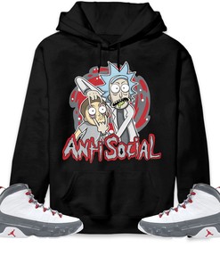 Jordan 9 Retro Fire Red Unisex Sweatshirt, Hoodie Rick Anti Social, Shirt To Match Sneaker