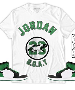 Jordan Goat Air Unisex Sneaker Shirt Match Lucky Green 1s Tee, Jordan 1 Lucky Green T-Shirt, Hoodie, Sweatshirt