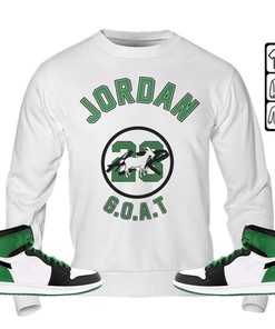 Jordan Goat Air Unisex Sneaker Shirt Match Lucky Green 1s Tee, Jordan 1 Lucky Green T-Shirt, Hoodie, Sweatshirt