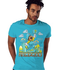 Jump Man Shirt Match Jordan 5 Aqua Shirt In Color Turquoise