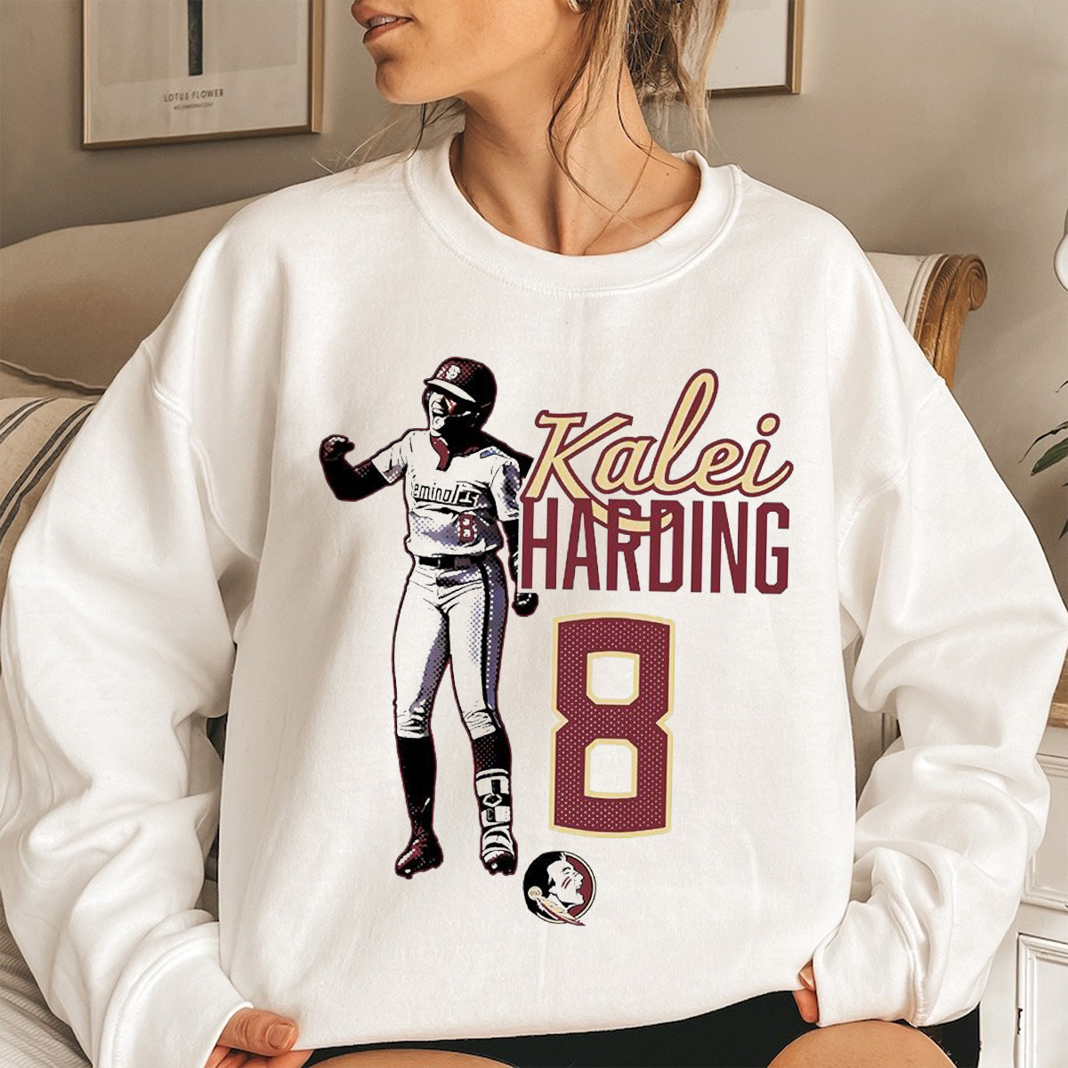 Kalei Harding 8 Florida State Seminoles T-Shirt - Fan Gift