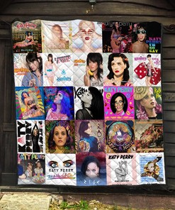Katy Perry Albums Cover Poster Quilt Blanket - Ideal Gift for Katy Perry Fans
