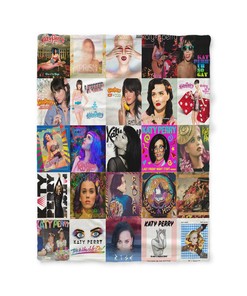 Katy Perry Albums Cover Poster Quilt Blanket - Ideal Gift for Katy Perry Fans