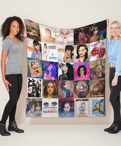Katy Perry Albums Cover Poster Quilt Blanket - Ideal Gift for Katy Perry Fans