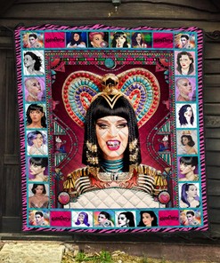 Katy Perry Albums Quilt Blanket, Pop Rock Christian Gift
