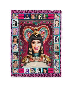 Katy Perry Albums Quilt Blanket, Pop Rock Christian Gift