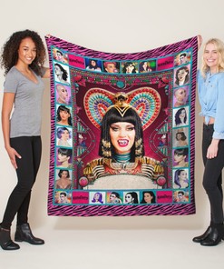Katy Perry Albums Quilt Blanket, Pop Rock Christian Gift