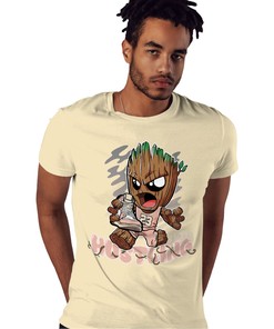 Keep Hustling Groot Shirt Match Jordan 1 OG Washed Pink Shirt In Color Nature