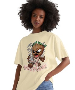 Keep Hustling Groot Shirt Match Jordan 1 OG Washed Pink Shirt In Color Nature