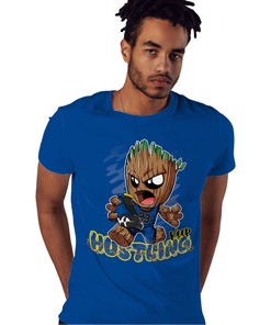 Keep Hustling Groot Shirt Match Jordan 14 Laney Shirt In Color Royal