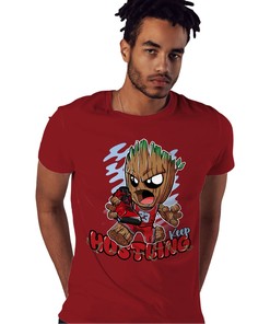 Keep Hustling Groot Shirt Match Jordan 6 Toro Bravo Shirt In Color cherry Red