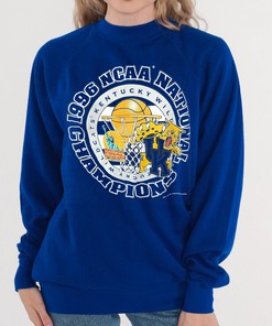 Kentucky Wildcats Vintage 90S 1996 Final Four Champions Tee, Fan Gift