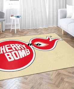 Large Cherry Bomb Exhaust Area Rug for Home Decoration