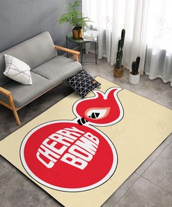 Large Cherry Bomb Exhaust Area Rug for Home Decoration
