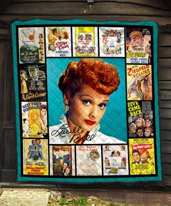 Lucille Ball Filmography Quilt Blanket, Movies Characters Gift